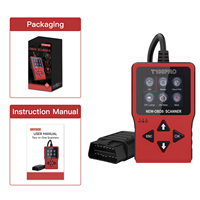 TopDiag T100 Pro 12V Otomotiv Teşhis Cihazı Motor Arıza Kodu Okuyucu Akü Testi OBD2 Tarayıcı Tüm Araçlar için 1 Yıl Garanti