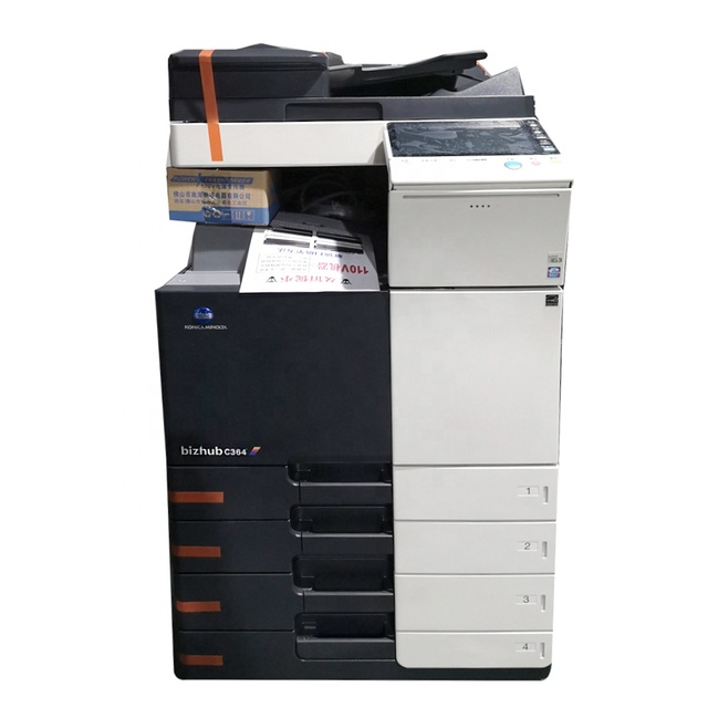 Hot Sale Photocopy Machine for Konica Minolta Bizhub C364 A3 Colour Printer Copier Scanner Fax 4 Drawers