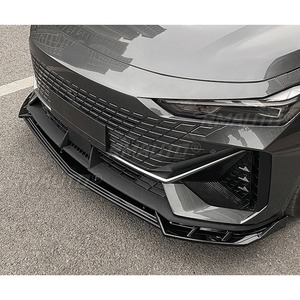 For UNI-V Body Kit Front Bumper Lip Carbon Fiber Look Sport Style Front Bumper <b>Diffuser</b> for Changan CCAG UNI-V <b>Car</b> Accessories - Product Image 5