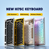 Clavier mécanique sans fil LEOBOG HI75C Pro 81 touches, tri-mode, câblé, hot-swappable, avec montage Gasket, touches multimédias, Type-C pour Win Mac