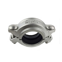 Raccord de tuyauterie rainuré Youke, manchon flexible, manchon rigide en fonte ductile pour système d'incendie