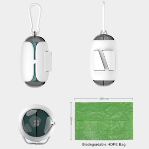 Umweltfreundliche Plastik-Hundekotbeutel Tragbarer Boxspender mit Praktischem Design für Haustier-Abfallmanagement - Product Image 2