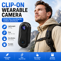 4K/1080p Thumb Action Kamera MD101 Mini Spor Kamerası 120 Geniş Açı IP67 Su Geçirmez WiFi Giyilebilir Taşınabilir Bisiklet Kamerası Video Kaydedici