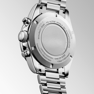 Montre chronographe automatique mécanique avec bracelet en acier inoxydable, verre saphir, Longinesing - Product Image 3