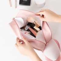 Sac imperméable en PVC, Kit de cils de soins personnels, organisateur de maquillage, sacs à cosmétiques, étuis transparents de voyage, cosmétiques, fermeture éclair pratique