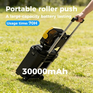 Nouveau ventilateur pulvérisateur portable 30000mAh avec réservoir d'eau de 15 litres - Ventilateur de camping rechargeable à LED pour le refroidissement - Product Image 2