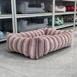 ที่นอนสัตว์เลี้ยงขนฟูรูปทรงสี่เหลี่ยมผืนผ้า นุ่มสบายสำหรับแมวและสุนัข - Product Image 3