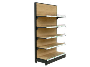 Estantes de Supermercado Minimalistas de Moda, Exhibidores Metálicos Blancos Mate para un Aspecto Limpio en Farmacias y Clínicas - Product Image 4