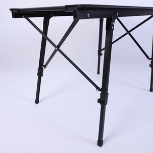 Foldable Utility Table with Extendable Side Tops, Height Adjustable &amp; Easy to <strong>Transport</strong> - Product Image 4