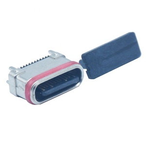 Bán hàng nóng không thấm nước SMD dọc kẽm luyện kim bột 24pins nữ Type-C nối USB sạc cổng cắm - Product Image 5