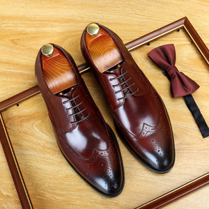 Zapatos de Vestir de Lujo para Hombre de Marca Personalizada, Zapatos Oxford de Cuero Genuino para Hombre, Zapatos de Cuero de Lujo - Product Image 5