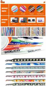 Wholesale 80cm 100cm 120cm 160cm 180cm 200cm Blank Cotton Flat Shoe <b>Laces</b> Custom Printed AF1 Shoelace Kids Sneaker <b>Laces</b> - Product Image 3