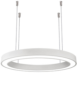 Lámpara Colgante LED Redonda Negra Moderna E26, 5000K Luz Diurna, AC85-265V, Alta Luminosidad, Regulable, para Sala de Estar - Product Image 5
