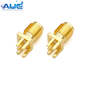 ストレートはんだ<span class=keywords><strong>RF</strong></span>同軸アダプター<span class=keywords><strong>SMA</strong></span>メス<span class=keywords><strong>PCB</strong></span>パネルエッジマウントコネクタ - Product Image 3