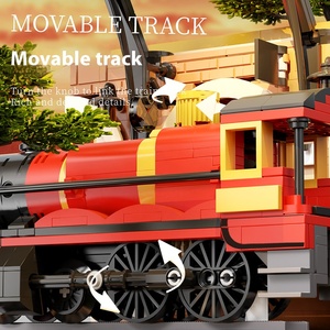 Meiji Building Block Book Magic <span class=keywords><strong>Train</strong></span> 13017A 13015A Modèle d'assemblage DIY Jouets éducatifs pour enfants Cadeau Ensembles de blocs de construction - Product Image 6