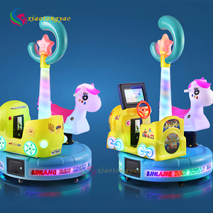 Manège d'extérieur pour enfants à monnayeur en fibre de verre, machine de jeu d'arcade pour enfants, certifiée CE, garantie 1 an, grande capacité pour - Product Image 2