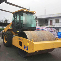 Rouleau vibratoire à tambour unique XS122, 12 tonnes, moteur Cummins 130 ch, rouleau compresseur routier, largeur de tambour 2130 mm, pour le compactage du sol