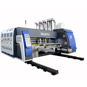 HUAYU Series Full Automatic Die-Cutting Machine Automatic Paper Carton Making Printing Slotting Die Cutting Machine