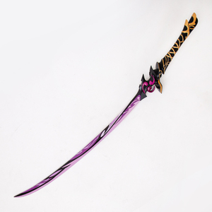 Juego chino <span class=keywords><strong>Genshin</strong></span> <span class=keywords><strong>Impact</strong></span> Raiden Shogun Beelzebul Sword 109cm 1,9 kg Juguetes <span class=keywords><strong>Katana</strong></span> - Product Image 2