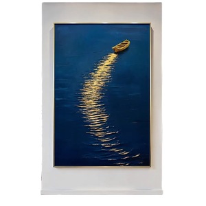 Modern Minimalist Abstract Wall Painting Oil <b>Canvas</b> Large Mural For Living Room Entryway Decorative Art Black <b>Frame</b> Rectangle - Product Image 4