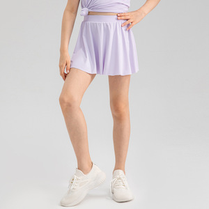 Jupe courte de sport d'été pour filles Impression colorée Culottes de yoga cool Jupe de tennis en deux pièces - Product Image 5
