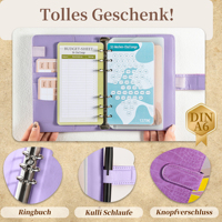 Bonbons mignons colorés Plan à 6 anneaux cahier à spirale dossier papeterie Mini livre avancé A6 classeur