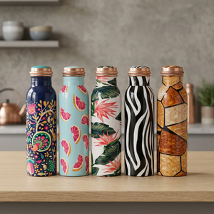 Custom Color Coated Copper Pots Champagne Beer Chiller Pure Copper Tumbler Dishwasher Safe For Home Bar Supplies - Product Image 1