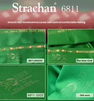 Nappe de billard et de tennis de table en velours vert 6811 importée de Chine, compétition huit clubs n° 10 Dengfeng