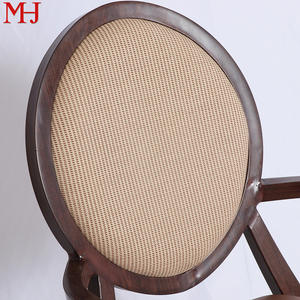 Otel yemek odası döşemeli yemek sandalyesi tekerlekli düğün salonu sandalye ile mobil kol dayama ziyafet sandalye - Product Image 5