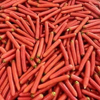 Carottes fraîches de taille moyenne pour l'exportation au Canada