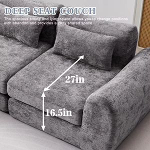 Sofá Cama Modular Multifuncional Sin Estructura de Madera, Sin Necesidad de Ensamblaje - Product Image 6