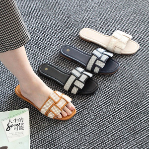 Fashionable <b>Summer</b> Design Wear-resistant Wholesale Outdoor Breathable Low MOQ for Trial Lightweight Women's <b>slippers</b> Sandals - Product Image 1