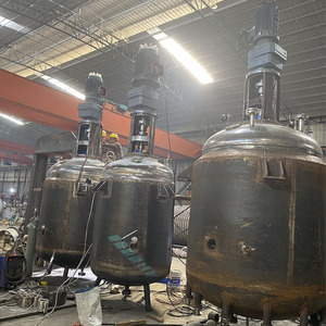 ถังกวนแนวนอนถังผสมเครื่องปฏิกรณ์เครื่องปฏิกรณ์ผสมอุตสาหกรรมสำหรับกวนกาวร้อนละลายสำหรับโฟม EPE ละลาย - Product Image 4