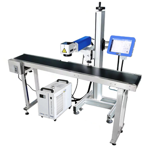 Nouvelle machine de marquage laser UV volante en ligne 5W 10W haute précision pour marquage à froid DXF/PLT sur verre, tuyaux HDPE, bouteilles en plastique, câbles et fils - Product Image 4