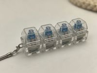 Claviers de décompression très populaires, jouet anti-stress pour clavier à interrupteurs mécaniques, pendentif porte-clés