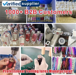 12Inch 279G 6 Kleuren Zeevissen Groot Wild Trollen Vissen Lokken Dubbele Octopus Rok Tonijn Marlijn Groot Aas Hars Jet Head Lokt - Product Image 6