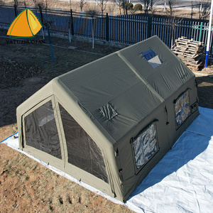 Fabricant <span class=keywords><strong>de</strong></span> tente gonflable en coton imperméable à <span class=keywords><strong>l</strong></span>'<span class=keywords><strong>air</strong></span> pour le camping, maison à ossature extérieure pour le glamping, tente d'hiver gonflable pour 10 à 12 personnes - Product Image 5
