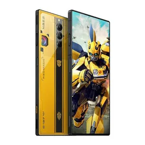 New Red Ma Thuật 8S Pro Cộng Với Bumblebee Máy Biến Áp 6.8 "Amoled 120Hz 2480*1116 Qualcomm8 Gen2 5000MAh 8S Pro + 5G Điện Thoại Di Động