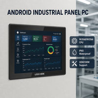 Tablette tactile Android industrielle tout-en-un de 10/12 pouces avec processeur RK3566/3568/3288/3399, fabriquée en usine