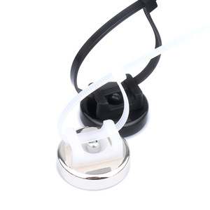 Giá đỡ từ tính chắc chắn, đế đen, giá đỡ dây đa năng, kẹp cáp từ tính, giá đỡ dây buộc, nam châm NdFeB, nam châm dạng chậu - Product Image 5