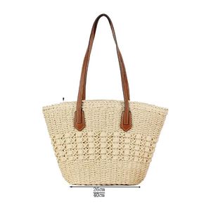 Sac Seau Coquillage avec Sangle, Sacs Magnolias, Pochette Pastèque en Herbe, Marron, Plage, Design Méditerranéen - Product Image 1