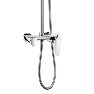 Alta calidad sanitario latón cromado cuarto de baño ducha de lluvia mezclador termostático grifo de la ducha juegos - Product Image 3