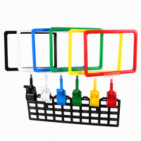 Porte-étiquettes de prix coloré pour supermarché HHMC-7, clip d'affichage POP, cadre pour étiquette de rayon