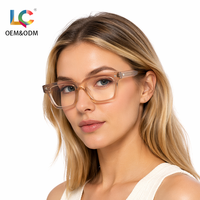 Montures optiques en acétate à monture complète, lunettes de vue, style professionnel classique, vente en gros OEM, directement de l'usine