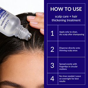 Suero para el Crecimiento del Cabello con Péptidos, Biotina y Aminoácidos, No Grasoso, <span class=keywords><strong>Anti</strong></span>-Caída, <span class=keywords><strong>Bloqueador</strong></span> de DHT, Estimula los Folículos, Repara las Zonas Calvas - Product Image 6