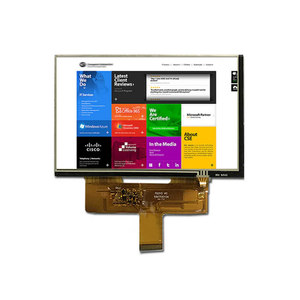 หน้าจอแสดงผล TFT LCD ขนาด 7 นิ้ว ความละเอียด 800x480 ความสว่างสูง 1100nits IPS LVDS รองรับอุณหภูมิกว้าง - Product Image 1