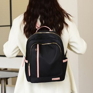 <span class=keywords><strong>Sac</strong></span> à dos <span class=keywords><strong>femme</strong></span> 2026 Nouvelle Collection Grande Capacité Décontracté Polyvalent Style Preppy Fermeture Éclair Léger <span class=keywords><strong>Voyage</strong></span> École - Product Image 4