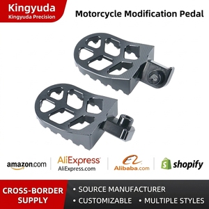 Pedales Anchos Antideslizantes de Aluminio Aeroespacial CNC OEM, Personalizados, Ligeros y con Diseño Hueco para Suzuki <span class=keywords><strong>V</strong></span>-<span class=keywords><strong>Strom</strong></span> <span class=keywords><strong>650</strong></span> 1050 XT Advent - Product Image 1