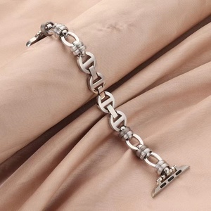 Dây Đeo Phong Cách Punk Tinh Tế Cho Apple Watch 7 Band <span class=keywords><strong>Series</strong></span> 6 SE 5 4 3 Dây Đeo Cho IWatch 41Mm 45Mm 40Mm 44Mm Dây Kim Loại - Product Image 2