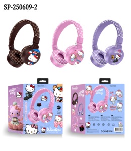 SP-250609-2 Tai nghe over-ear họa tiết Hello Kitty mới | Thiết kế thời trang, nhiều màu sắc - Product Image 3